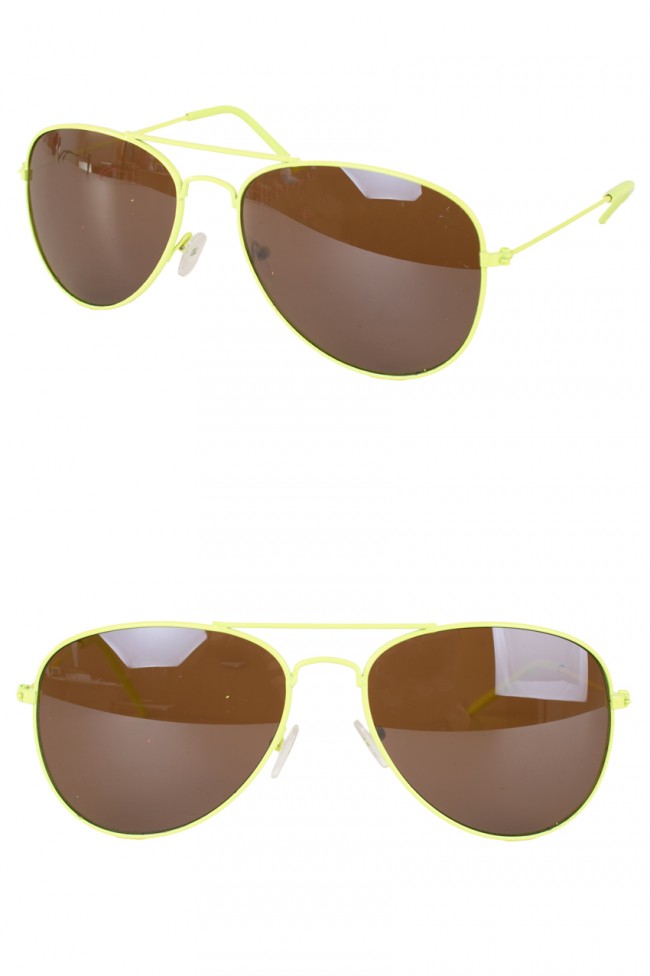 verkoop - attributen - Brillen - Pilotenbril geel